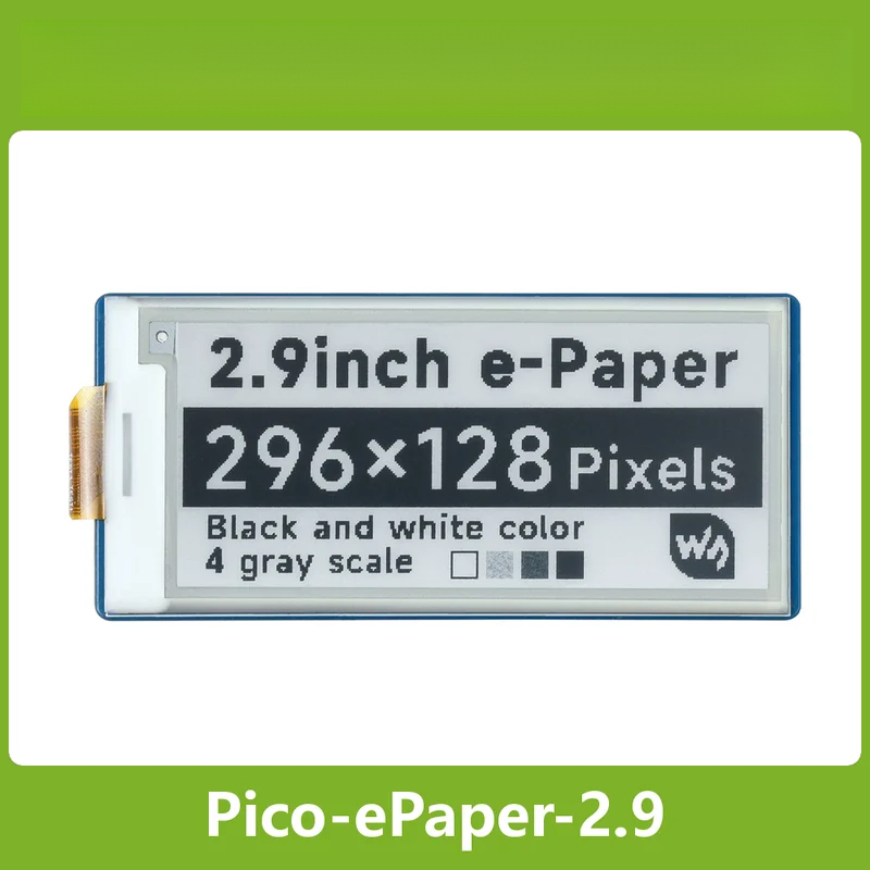 Display Epaper 2.9 - شاشة عرض إلكترونية بحجم 2.9 بوصة