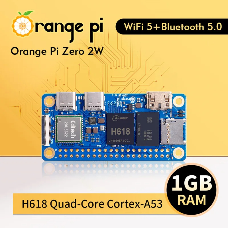 Pi Zero W Board - Orange Pi Zero 2 W 1GB