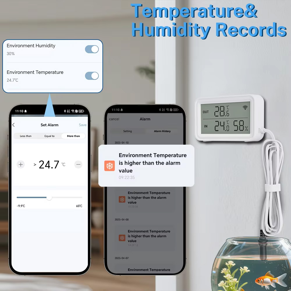 مقياس حرارة ورطوبة خارجي مقاوم - مراجعة Temperature Humidity Sensor وسعره