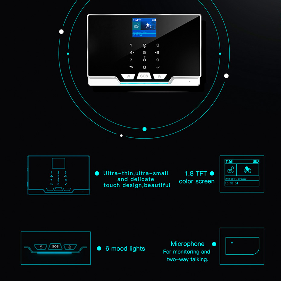KERUI 433MHz لتقوم بها بنفسك م - مراجعة Home Automation Diy Kit وسعره