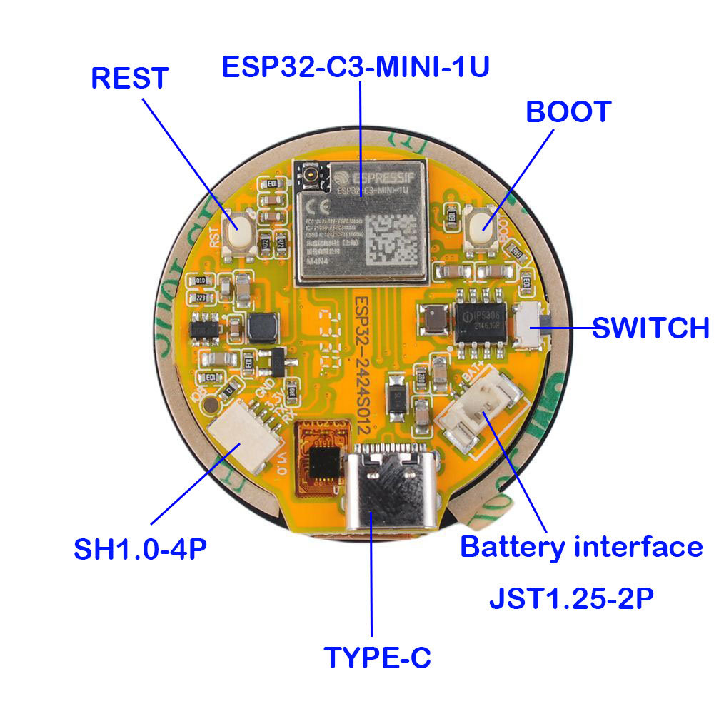 شاشة ESP32 مقاس 1.28 بوصة، وحد - مراجعة Home Automation With Arduino وسعره