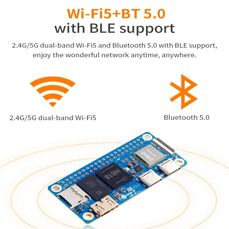 Orange Pi Zero 2 W 1GB RAM DDR - مراجعة Pi Zero W Board وسعره