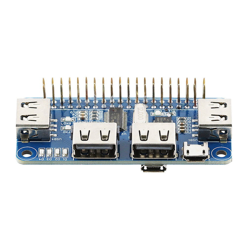 لوحة توسعة USB 2.0 لـ Raspberr - مراجعة Pi Zero W Board وسعره