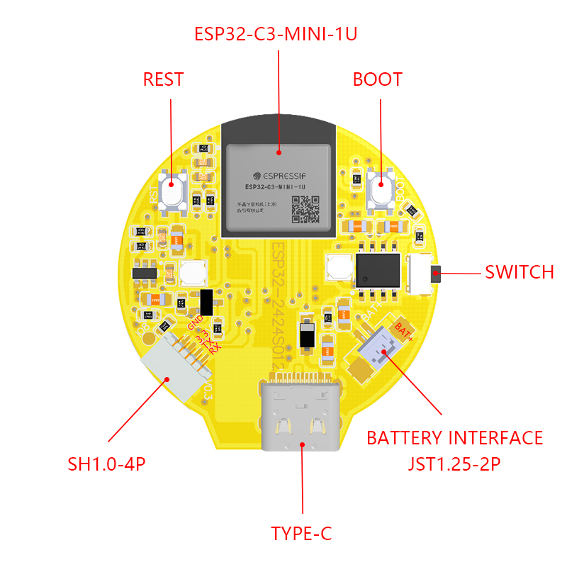 شاشة IPS الذكية 1.28 بوصة ESP3 - مراجعة Home Automation Arduino وسعره