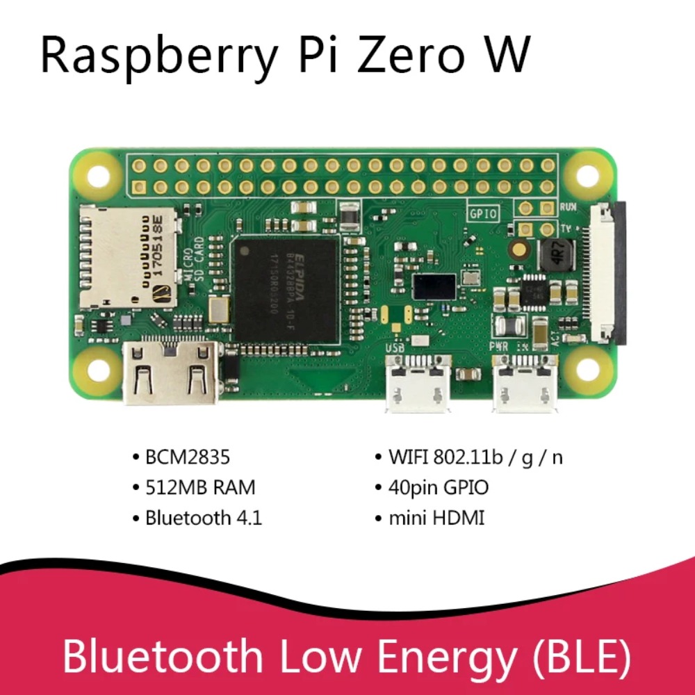 لوحة Raspberry Pi Zero W من Av - مراجعة Pi Zero W Board وسعره